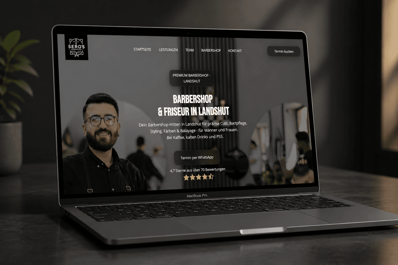 Website-Projekt: Barbershop-Projekt in Landshut